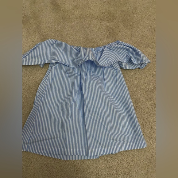 striped off the shoulder top - Picture 3 of 3